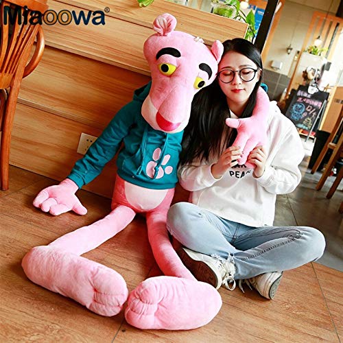 yywl Juguetes de Peluche 55-130 cm Gigante Bebe Juguetes Juguete Lindo Travieso Rosa Pantera Peluche Peluche muñeca Juguete casero decoración Chica Kawaii Regalo