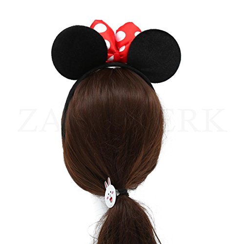 ZADAWERK® Diadema - Mini Mouse - adultos (rojo, adultos)