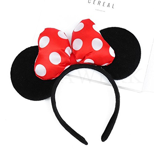 ZADAWERK® Diadema - Mini Mouse - adultos (rojo, adultos)