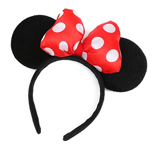 ZADAWERK® Diadema - Mini Mouse - adultos (rojo, adultos)