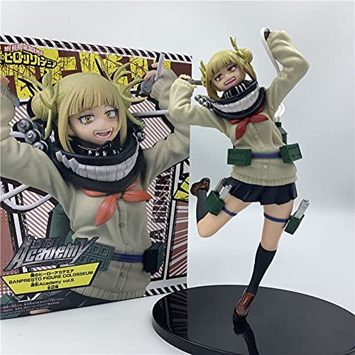 ZAKRLYB Mi héroe Academia Caliente Anime Figura MIDORIYA IZUKU Figura Bakugou Katsuki Dabi Shigaraki Tomura Boku No Hero Academia Juguetes Decoración de Oficina de Oficina (Color : Himiko Toga)