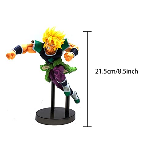 ZEwe Anime Figure Model Dragon Ball 2019 Edición Teatral Super Broly CLORURO DE POLIVINILO Caja de Adornos