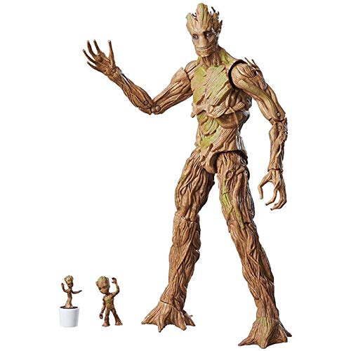 ZHI BEI DDWJ Marvel Avengers Figura de acción - Marvel Tree Guardianes Hecho por el Hombre de la Figura de Juguete de acción Conjunta Galaxy Groot