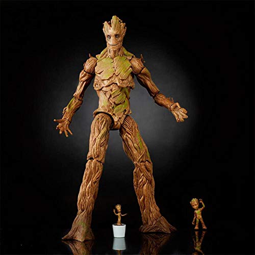 ZHI BEI DDWJ Marvel Avengers Figura de acción - Marvel Tree Guardianes Hecho por el Hombre de la Figura de Juguete de acción Conjunta Galaxy Groot