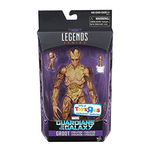 ZHI BEI DDWJ Marvel Avengers Figura de acción - Marvel Tree Guardianes Hecho por el Hombre de la Figura de Juguete de acción Conjunta Galaxy Groot