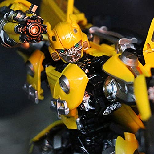 ZHJNBY Transformer Juguete Movie Series Masterpiece Bumblebee MPM-7 KO Version Figura de Acción para niños de 6 años en adelante, 6.4 Pulgadas