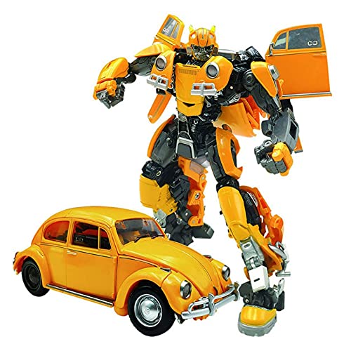 ZHJNBY Transformer Juguete Movie Series Masterpiece Bumblebee MPM-7 KO Version Figura de Acción para niños de 6 años en adelante, 6.4 Pulgadas