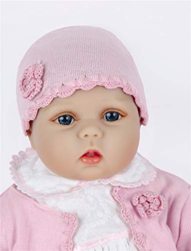 ZIYIUI 22pulgadas 55cm Bebes Reborn niña Verdadero Silicona muñecas Reales Baby Dolls Girls Originales Recien Nacidos niños Toddler Realista Ojos Abiertos