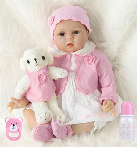 ZIYIUI 22pulgadas 55cm Bebes Reborn niña Verdadero Silicona muñecas Reales Baby Dolls Girls Originales Recien Nacidos niños Toddler Realista Ojos Abiertos