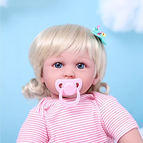 ZIYIUI Realista Muñecas Reborn Bebé 24 Pulgadas 60cm Vinilo de Silicona Suave Bebe Reborn Niña Reales Silicona Recién Nacido Recién Nacidos Bebe Reborn Dolls Juguetes