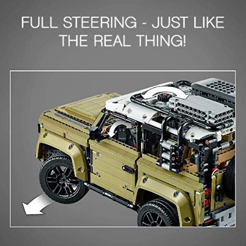 ZJLA Accesorios actualizados para Lego Technic Land Rover Defender 42110 Motores y mando a distancia Set para Lego 42110 Technic Land Rover Defender (no incluye modelo Lego)