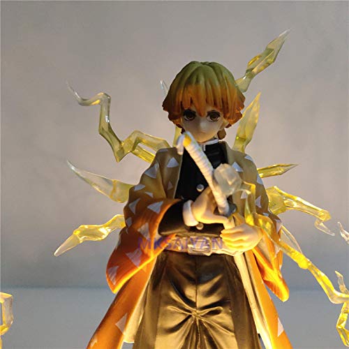 zzdgfc Figuras De Anime Demon Slayer Kimetsu No Yaiba Agatsuma Zenitsu Figura De Acción, Modelo De Figurita De PVC Juguetes para Niños Modelo