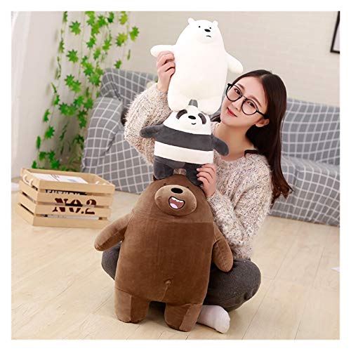 1pc 30 / 50cm encantadores osos de peluche peluche suave suave blanco oso panda animal peluche muñeca lindo regalo de cumpleaños para niños niños Juguetes de peluche ( Color : A , Height : 30cm )