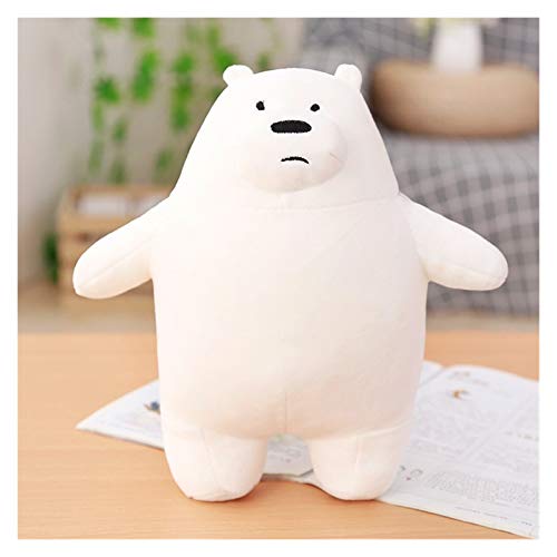 1pc 30 / 50cm encantadores osos de peluche peluche suave suave blanco oso panda animal peluche muñeca lindo regalo de cumpleaños para niños niños Juguetes de peluche ( Color : A , Height : 30cm )