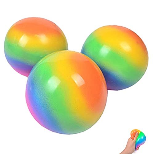 3 Pelota Antiestrés Rehabilitacion Pelota Antiestres Adultos Mano Blanda Apriete La Pelota Pelota Antiestrés Colores Pelota Antiestrés Niños Bolas Antiestrés Blanditas Para Aulas Oficina (7cm)