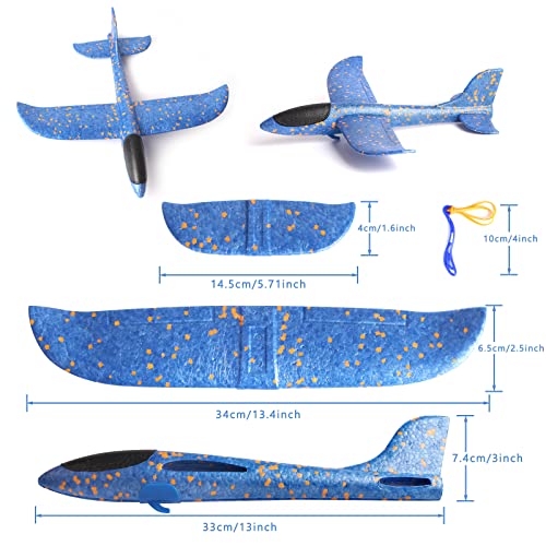 3 unidades de espuma de expulsión para niños, avión de espuma de poliestireno, modelo de avión, juguete con paracaídas, juguete para deportes al aire libre, regalo de cumpleaños