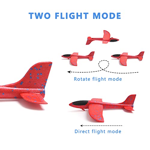 3 unidades de espuma de expulsión para niños, avión de espuma de poliestireno, modelo de avión, juguete con paracaídas, juguete para deportes al aire libre, regalo de cumpleaños