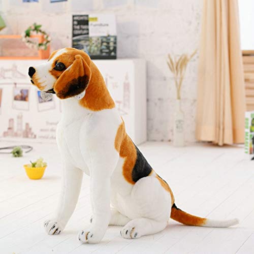 30-90cm Gigante tamaño Grande Perro Beagle Juguete Realista Animales de Peluche Perro Juguetes de Peluche Regalo para niños decoración del hogar Mascota 30cm Soporte