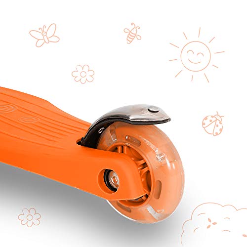 3StyleScooters® RGS-1 Patinete de Tres Ruedas para Niños Pequeños Niños de 3 Años o Más - con Luces LED en Las Ruedas - Diseño Plegable - Manillar Ajustable