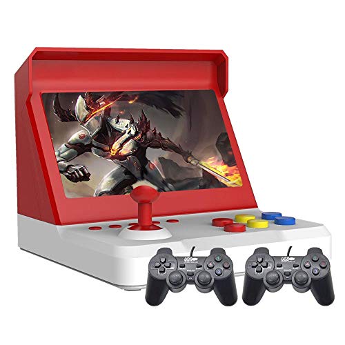 7.0 Pulgadas Quad-Core Multiplayer Retro Arcade Game Console 9000 Juegos Gratis Arcade y Otros 10 simuladores Batería de Litio de música de Video ahorrable Recargable (Blanco)