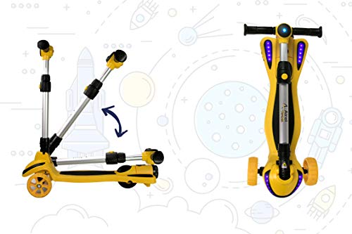 Airel Patinete para Niños con Música y Vapor | Scooter 3 Ruedas | Patinete con Luces | Patinete Ajustable | Patinete para Niños de 3-8 Años