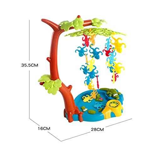 Almencla Juego de Equilibrio de Mono de Juguete de Diversión Familiar de Plástico para Niños Y Padres