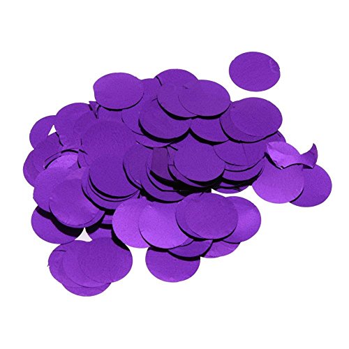 Amasawa 30 Piezas 12 Pulgadas Globo Gigante de Látex Globos de Confeti con La Cinta para Decoración de Fiesta Hawaiana (Morado)