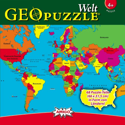 Amigo 00381 Geo Puzzle - Mundo