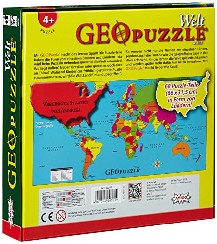 Amigo 00381 Geo Puzzle - Mundo