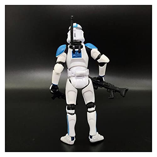 aolongwl Figura Juguete República 501-St Legion Blue White Trooper 3.75"Figura de acción Suelta Figura Juguete