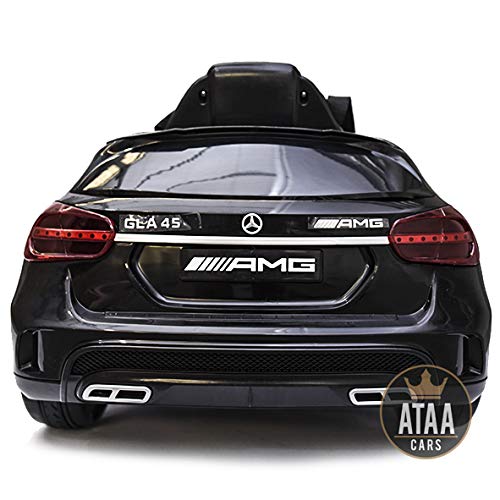 ATAA Mercedes GLA Coche eléctrico para niños batería 12v con Mando Padres teledirigido - Negro