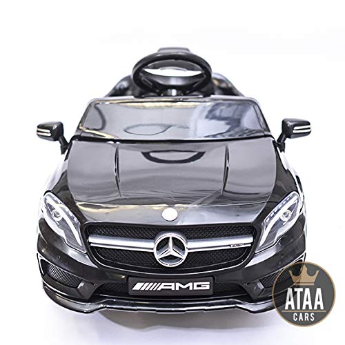 ATAA Mercedes GLA Coche eléctrico para niños batería 12v con Mando Padres teledirigido - Negro