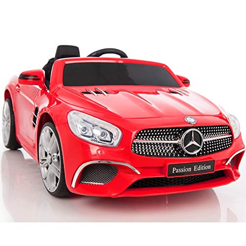 ATAA Mercedes SL400 con Mando para Adultos - Rojo Coche eléctrico para niños versión 2020 con batería 12V