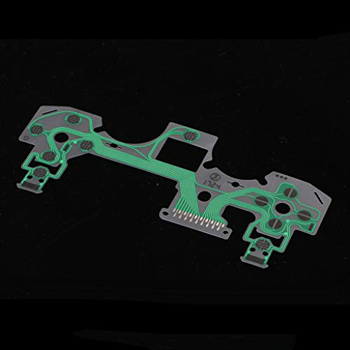 B Blesiya Película de Placa de Circuito de Cinta de Botón para Controlador Dualshock 4 5.0 Verde