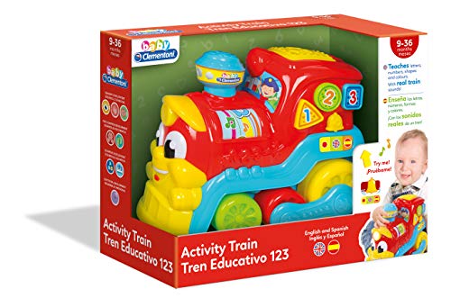 Baby Clementoni Tren Educativo 123, Multicolor (61599)