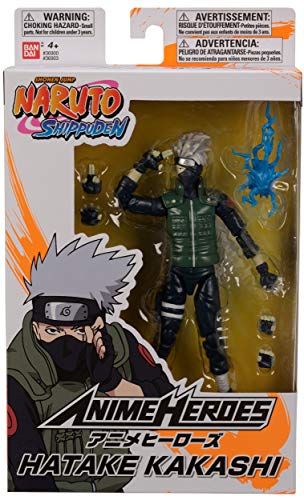 Bandai - 36903 - Anime Heroes-Naruto - Figuras de acción, de 15 cm, Kakashi Hatake