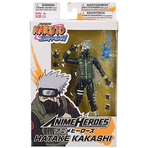 Bandai - 36903 - Anime Heroes-Naruto - Figuras de acción, de 15 cm, Kakashi Hatake