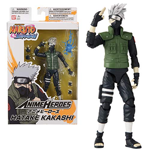 Bandai - 36903 - Anime Heroes-Naruto - Figuras de acción, de 15 cm, Kakashi Hatake