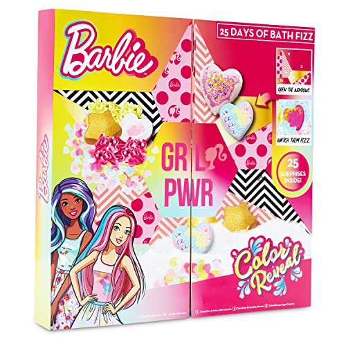 Barbie Calendario De Adviento 2021 de Bombas De Baño De Barbie, Set De Regalos Para Niñas