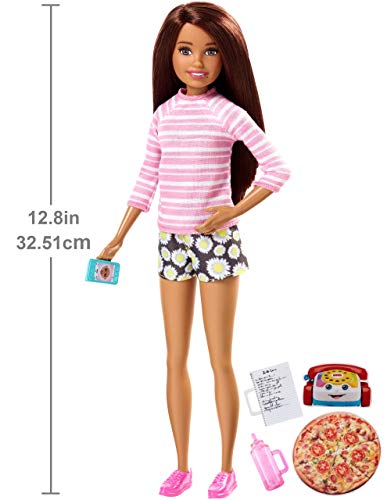 Barbie-FHY92 Skipper, Muñeca Hermana de Barbie, Multicolor (Mattel FHY92)