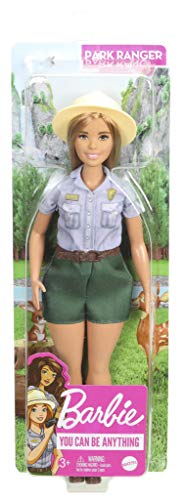 Barbie Quiero Ser Ranger, Muñeca Guardaparque, con Accesorios de Juguete (Mattel GNB31)