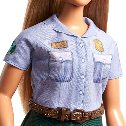 Barbie Quiero Ser Ranger, Muñeca Guardaparque, con Accesorios de Juguete (Mattel GNB31)