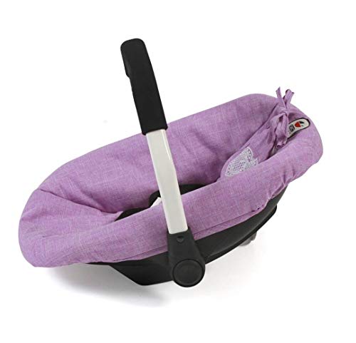 Bayer Chic 2000-Asiento de Coche para muñecas, Lila, Color Morado (708 35)