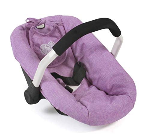 Bayer Chic 2000-Asiento de Coche para muñecas, Lila, Color Morado (708 35)