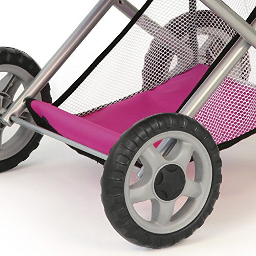 Bayer - Maxi Pink, carrito de juguete para muñecas, 3 en 1(13929)