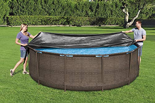 Bestway 58037 - Cobertor Invierno para Piscina Desmontable Ø370 cm Redonda