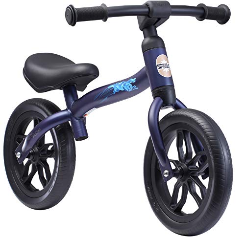 BIKESTAR 2-en-1 Bicicleta sin Pedales (Muy Ligero! 3KG!) para niños y niñas 2-3 años | Bici con Ruedas de 10" Edición Eco | Azul Oscuro