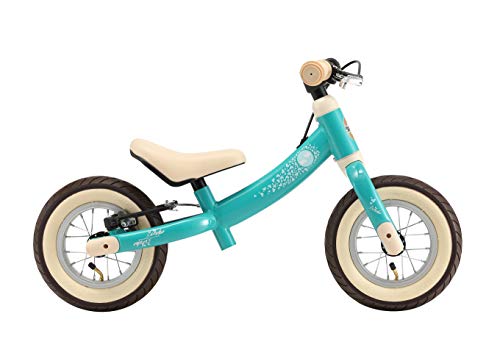 BIKESTAR 2-en-1 Bicicleta sin Pedales para niños y niñas 2-3 años | Bici con Ruedas de 10" Edición Sport | Turquesa