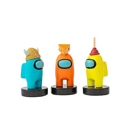 Bizak Among Us - Figura con Sello Pack de 3 Blister (64115021)