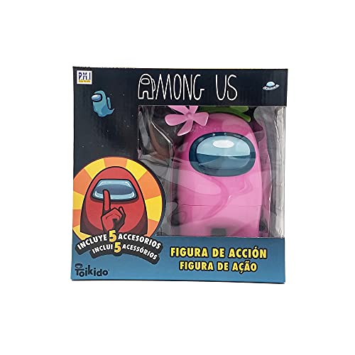 Bizak Among Us - Mega Figura Pack 1 en Caja Rosa (64116500)